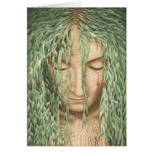 Dryad Weeping Willow Card