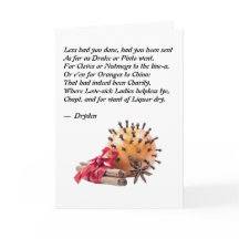 Dryden Nelken und Orangen Gedicht