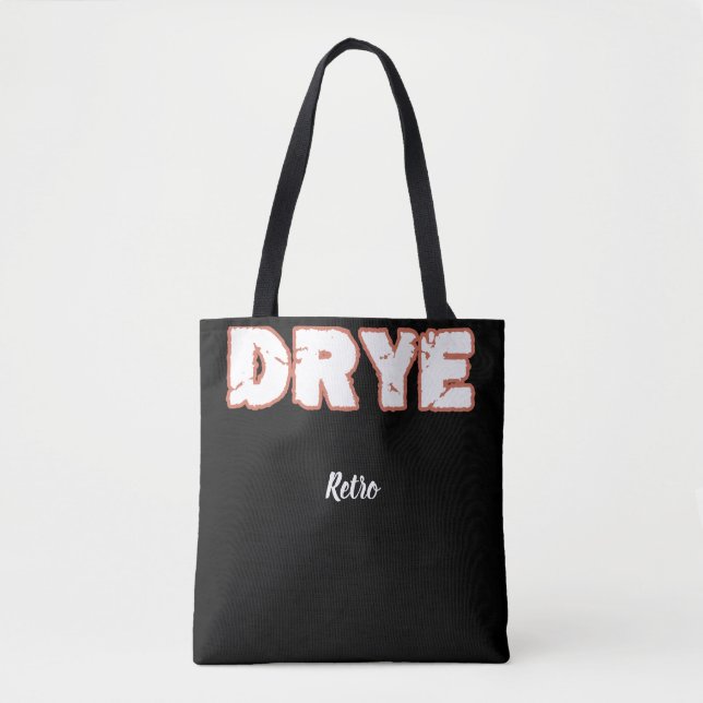 drye text bold thypo tasche (Vorderseite)