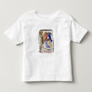 ds 558 f.67v St Dominic mit vier musikalischen Kleinkind T-shirt