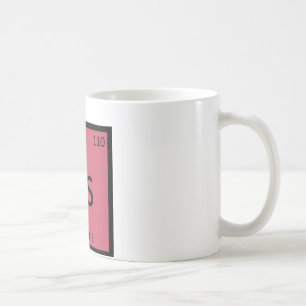 Ds - Daiquiris-Chemie-Periodensystem-Symbol Kaffeetasse