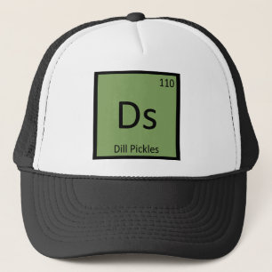 Ds - Dill Pickles Chemie Periodisches Tabellensymb Truckerkappe