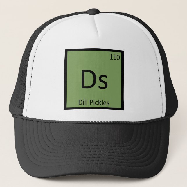 Ds - Dill Pickles Chemistry Periodisches Tabellens Truckerkappe (Vorderseite)