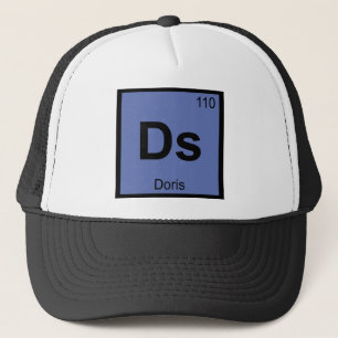 Ds - Doris Greek Chemistry Periodic Table Symbol Truckerkappe