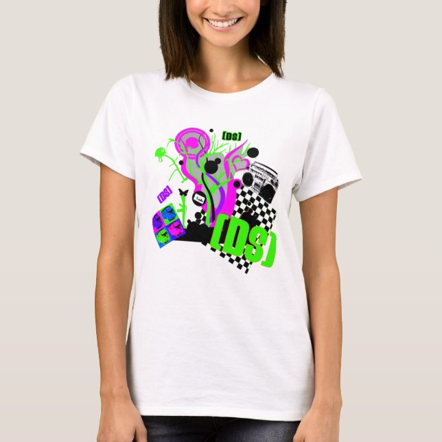 DS Retro Girly T-Shirt (Vorderseite)