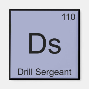 Ds - Symbol-T-Shirt des drillsergeant-chemischen E Magnet