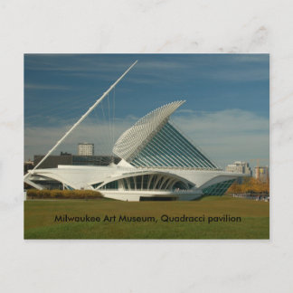 DSC_0127, Kunstmuseum in Milwaukee, Pavillon Quadr Postkarte