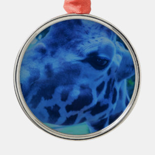 DSC_0729 (3).JPG blaue Giraffe durch Jane Howarth Ornament Aus Metall