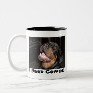 DSCF0313, DSCF0313, benötige ich Kaffee! , Zweifarbige Tasse