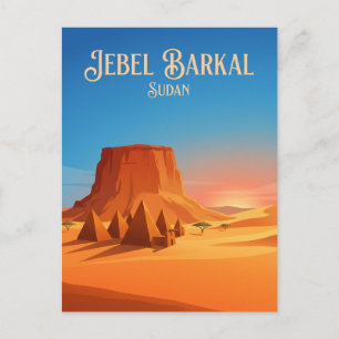 Dschabal Barkal Sudan Postkarte