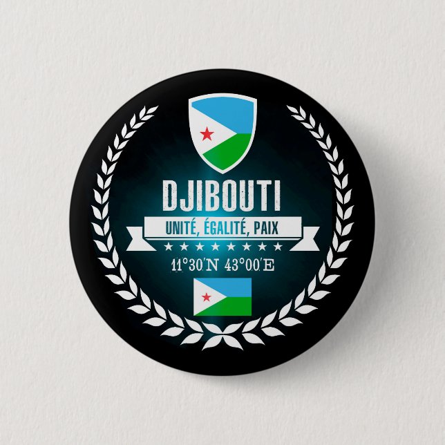 Dschibuti Button (Vorderseite)