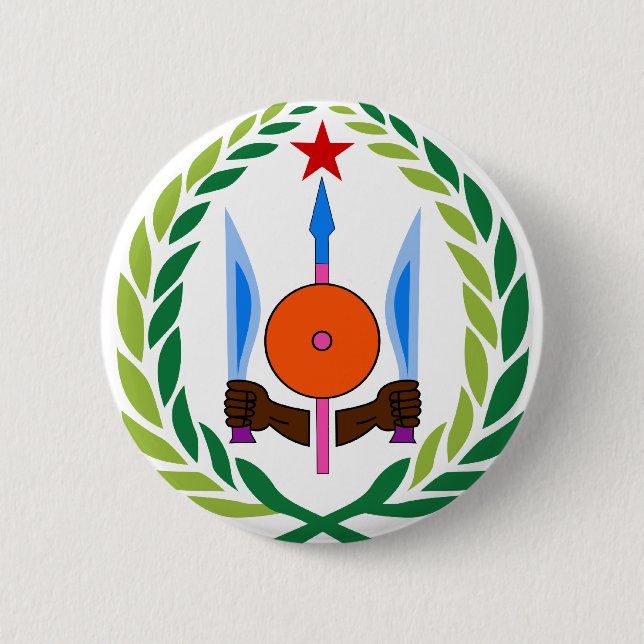 Dschibuti-Emblem Button (Vorderseite)