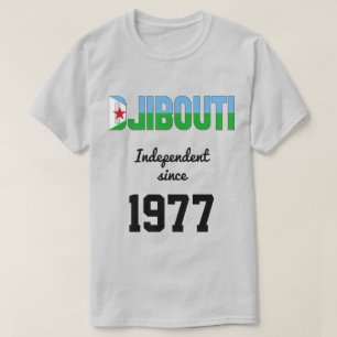 Dschibuti Flag Independence Celebration T - Shirt