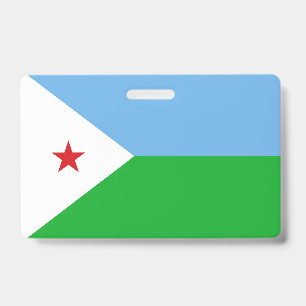 Dschibuti-Flagge Ausweis