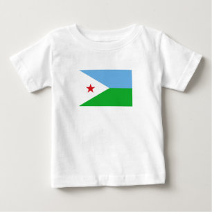 Dschibuti-Flagge Baby T-shirt