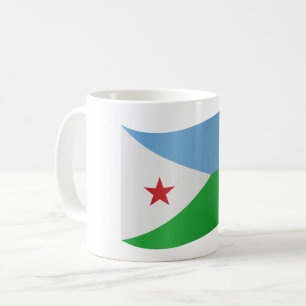Dschibuti-Flagge Kaffeetasse