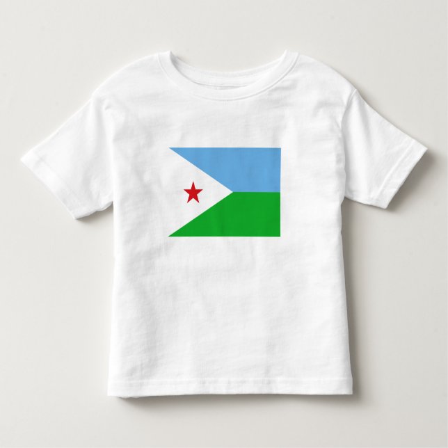 Dschibuti-Flagge Kleinkind T-shirt (Vorderseite)