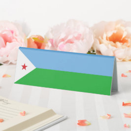 Dschibuti-Flagge Tischaufsteller