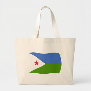 Dschibuti-Flagge Tragetasche