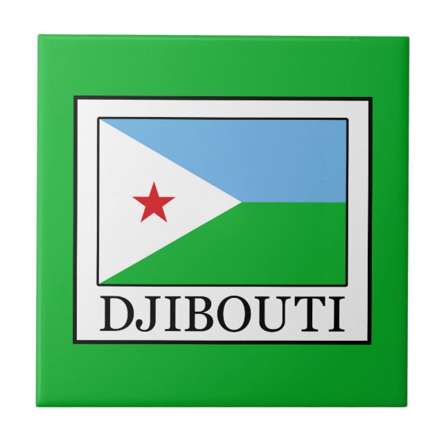Dschibuti Fliese (Vorderseite)