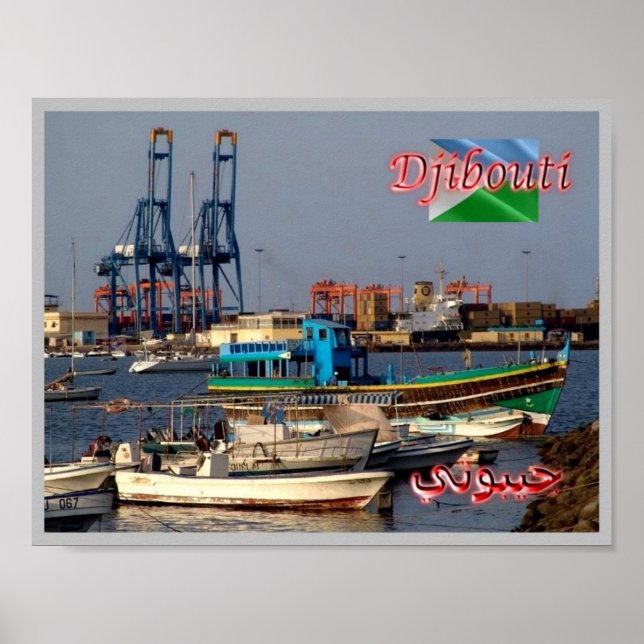 Dschibuti - Hafen - Poster (Vorne)