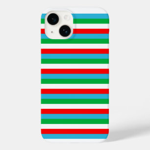 Dschibuti Usbekistan Äquatorialguinea Flagge Strei Case-Mate iPhone 14 Hülle