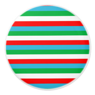 Dschibuti Usbekistan Äquatorialguinea Flagge Strei Keramikknauf