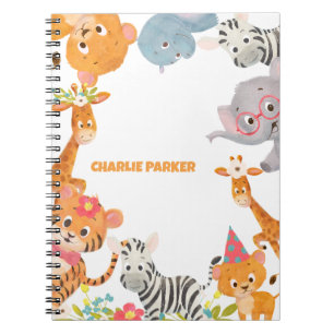 Dschungel-Baby-Tiere Notizblock