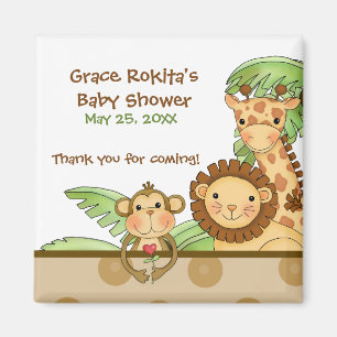 Dschungel-Babys - Gastgeschenk-Magnet Magnet