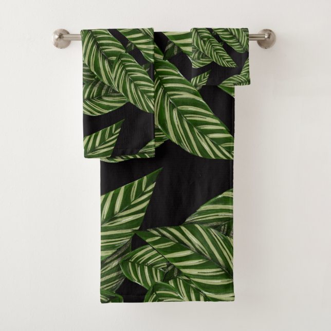 Dschungel Blätter Handtuchhandtuch Set (Insitu)