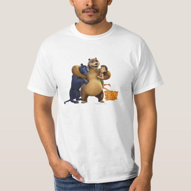 Dschungel-Buch-Gruppe schoss 1 T-Shirt (Vorderseite)