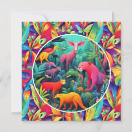 Dschungel Feiertagskarte
