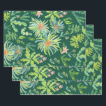 Dschungel Garten Aquarell Botanische Blumen Geschenkpapier Set<br><div class="desc">Handgemaltes botanisches Muster. DANKE, DASS DU UNABHÄNGIGE KÜNSTLER UNTERSTÜTZ! Alle Kunstwerke und Designs sind von mir erstellt. Ich zeichne und male sehr gerne! Vielen Dank fürs Einkaufen bei mir und für die Unterstützung meiner Kreativität! :) Sieh dir meinen Shop an, dort findest du viele weitere Farben und Designs. Oder lass...</div>
