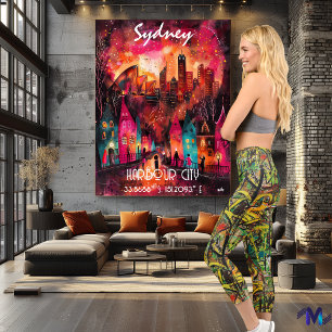 Dschungel Graffiti Leggings - Bold und Energetisch