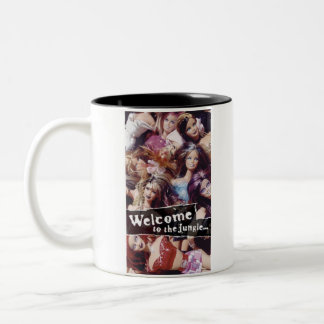 Dschungel grl zweifarbige tasse