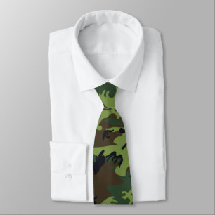 Dschungel-grüne Camouflage Krawatte