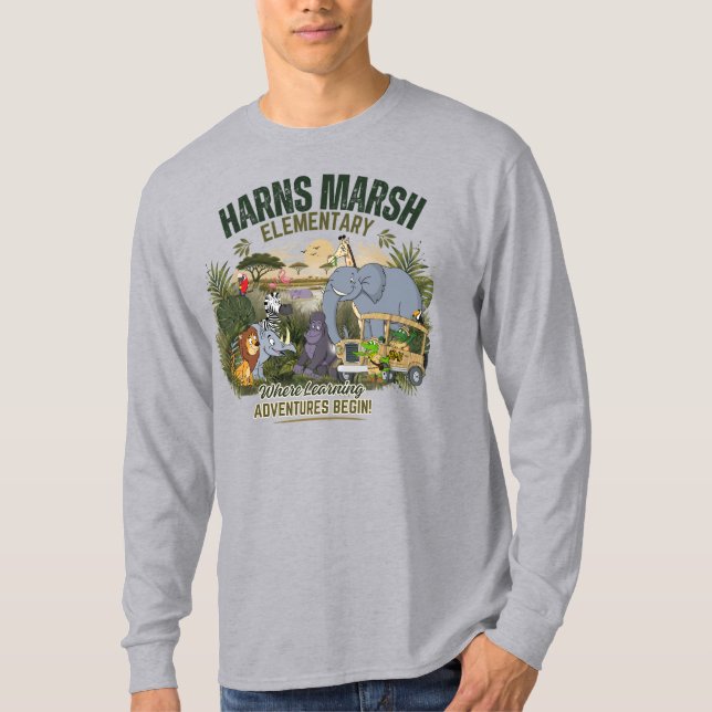 Dschungel-Langarmshirt T-Shirt (Vorderseite)