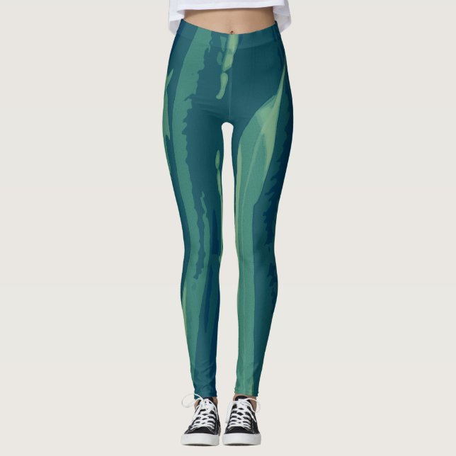 Dschungel-Leggings Leggings (Vorderseite)