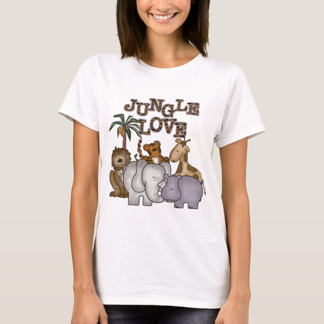Dschungel-Liebe-T-Shirts und Geschenke T-Shirt (Vorderseite)