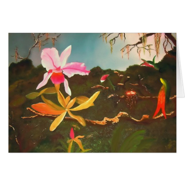 Dschungel-Orchidee (Vorderseite (Horizontal))