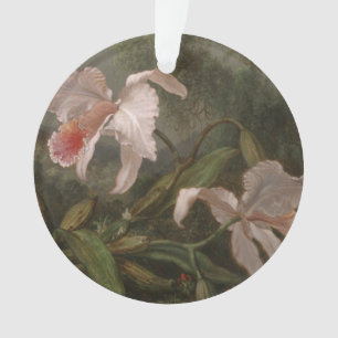 Dschungel-Orchideen und Kolibris Ornament