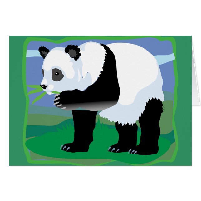 Dschungel-Panda-Bär (Vorderseite (Horizontal))
