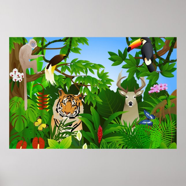 Dschungel Poster (Vorne)