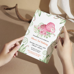 Dschungel-Safari-Themen-Geburtstag Einladung