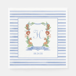 Dschungel-Safari-Wappen-Junge-Baby-Party-Serviette Serviette
