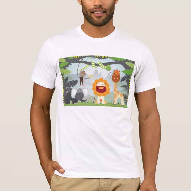 Dschungel-Spaß T-Shirt (Vorderseite)