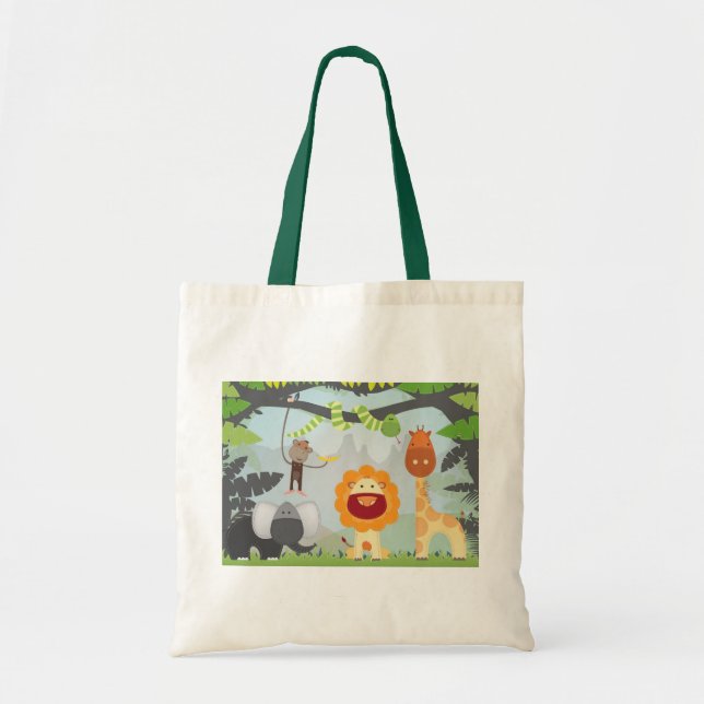 Dschungel-Spaß Tragetasche (Vorne)