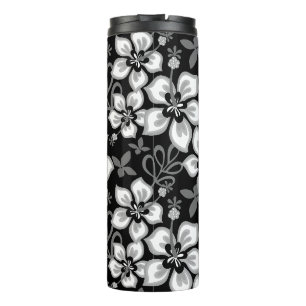 Dschungel-Surf (schwarz) Thermosbecher
