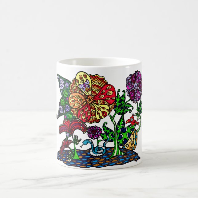 Dschungel-Tasse Kaffeetasse (Mittel)