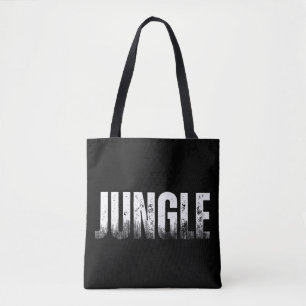 Dschungel-Typografie Wilde tropische Natur-Buchs Tasche